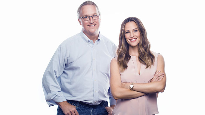 John Foraker with actress Jennifer Garner