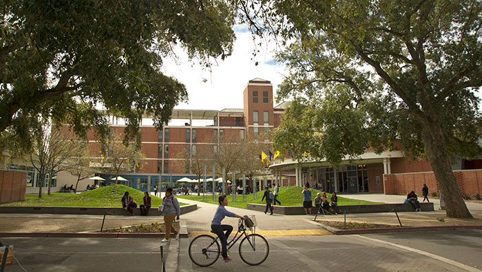 Memorial Union with Freeborn Hall on the right