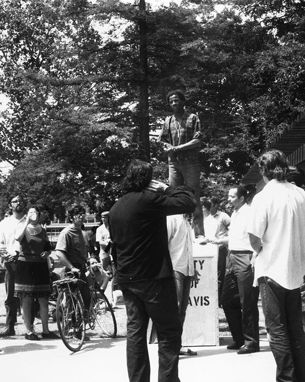 Student leader Mel Posey in 1969