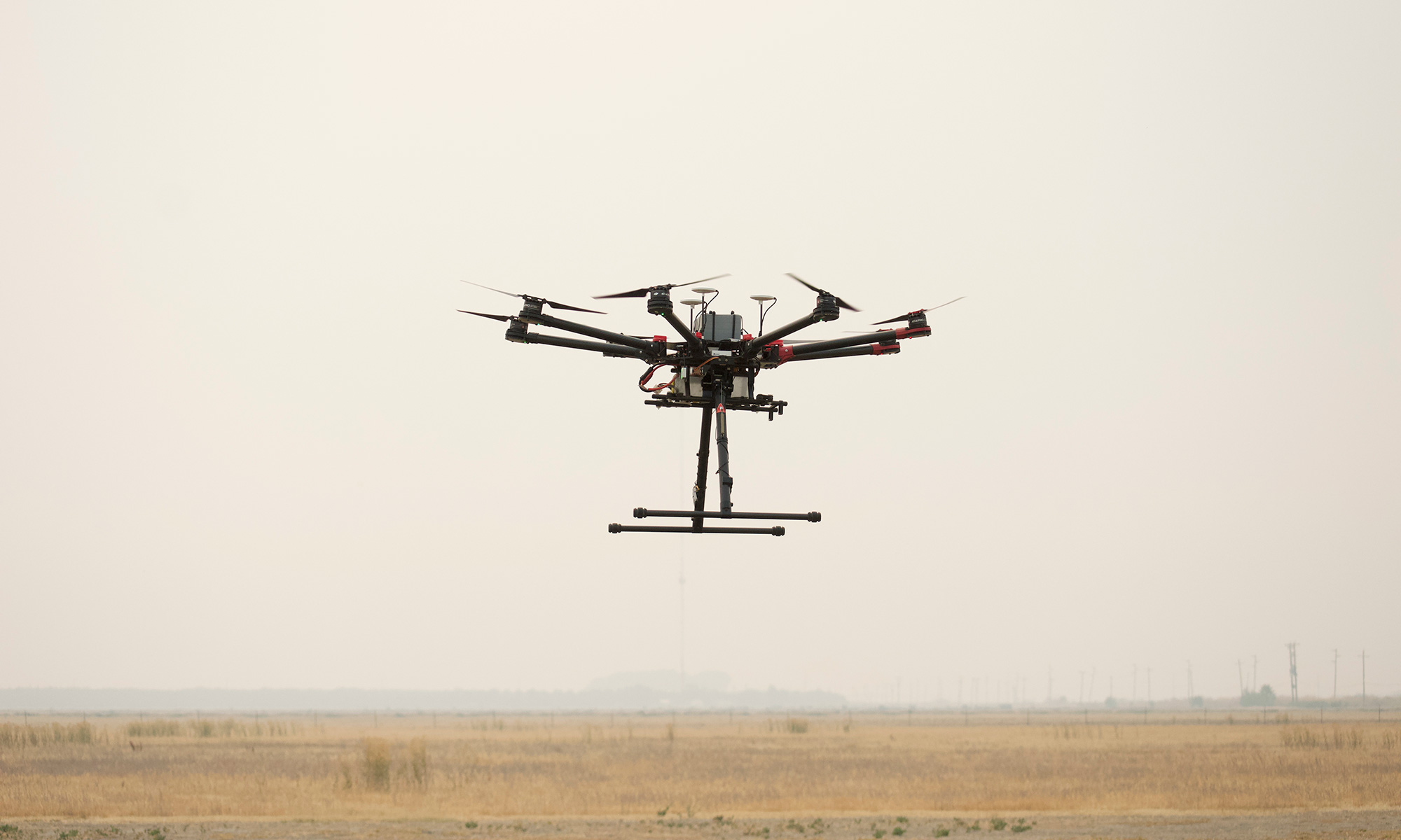 Drone prototype for better wildfire detection