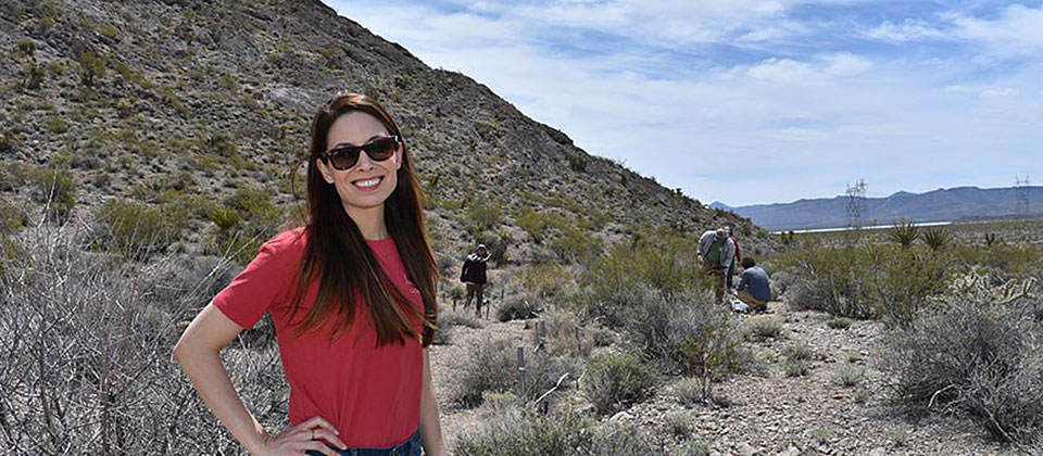 rebecca hernandez studies plants as part of her energy ecology work