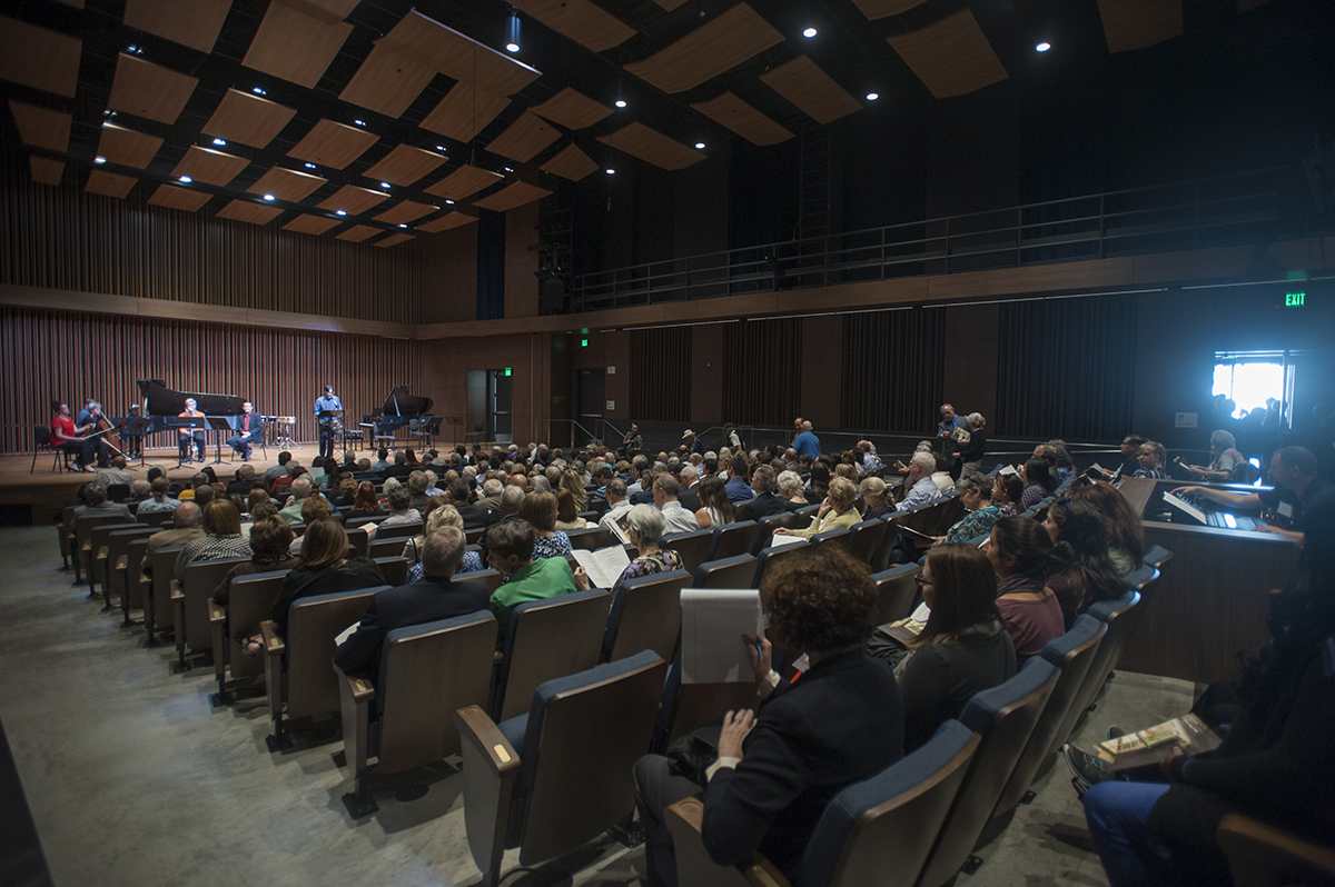 The Recital Hall in the Ann E. Pitzer Center.