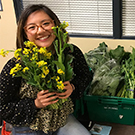 Produce from student farm