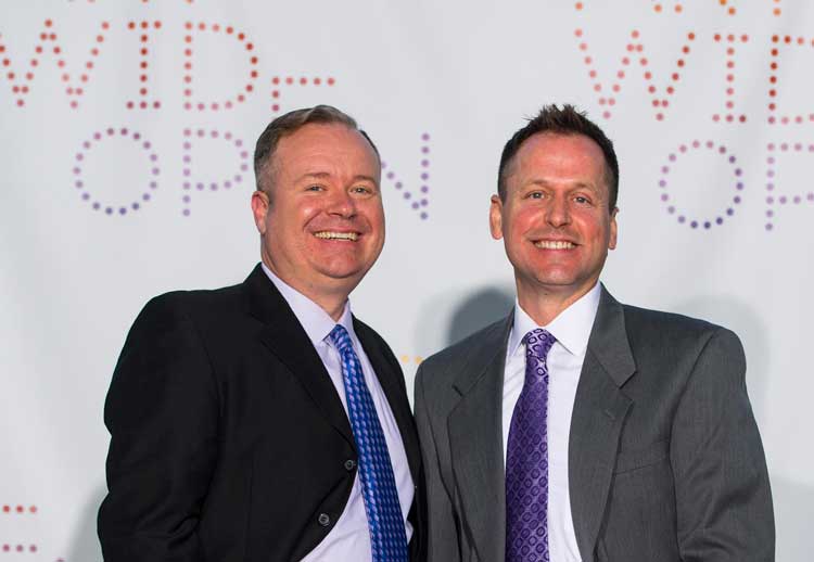 Shaun Keister and Walter Allen, formal portrait at Manetti Shrem Museum Legacy Dinner.