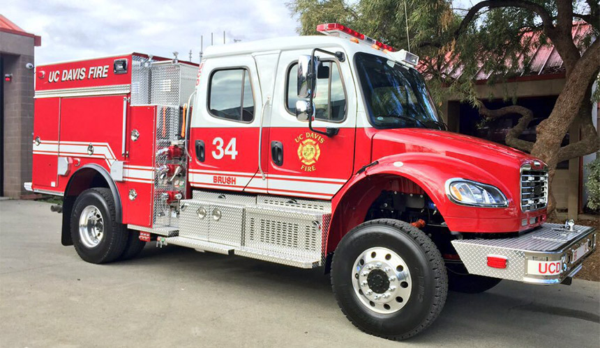 UC Davis brush truck