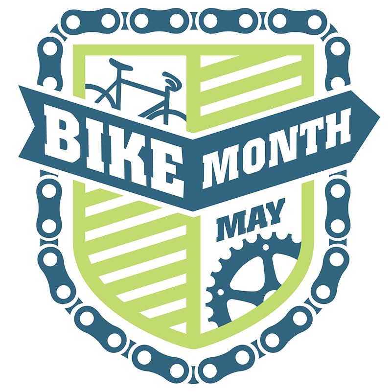 May is Bike Month logo