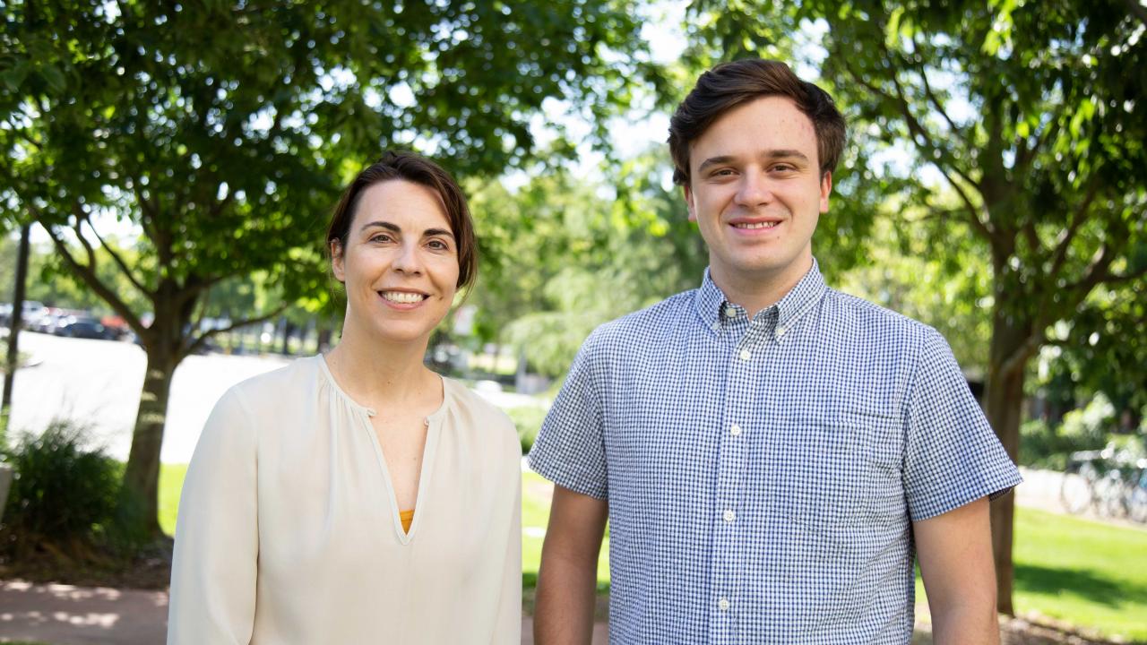 In the lab of Associate Professor Brenna Henn, Undergraduate of the Year Cole Williams studied familial relationships.