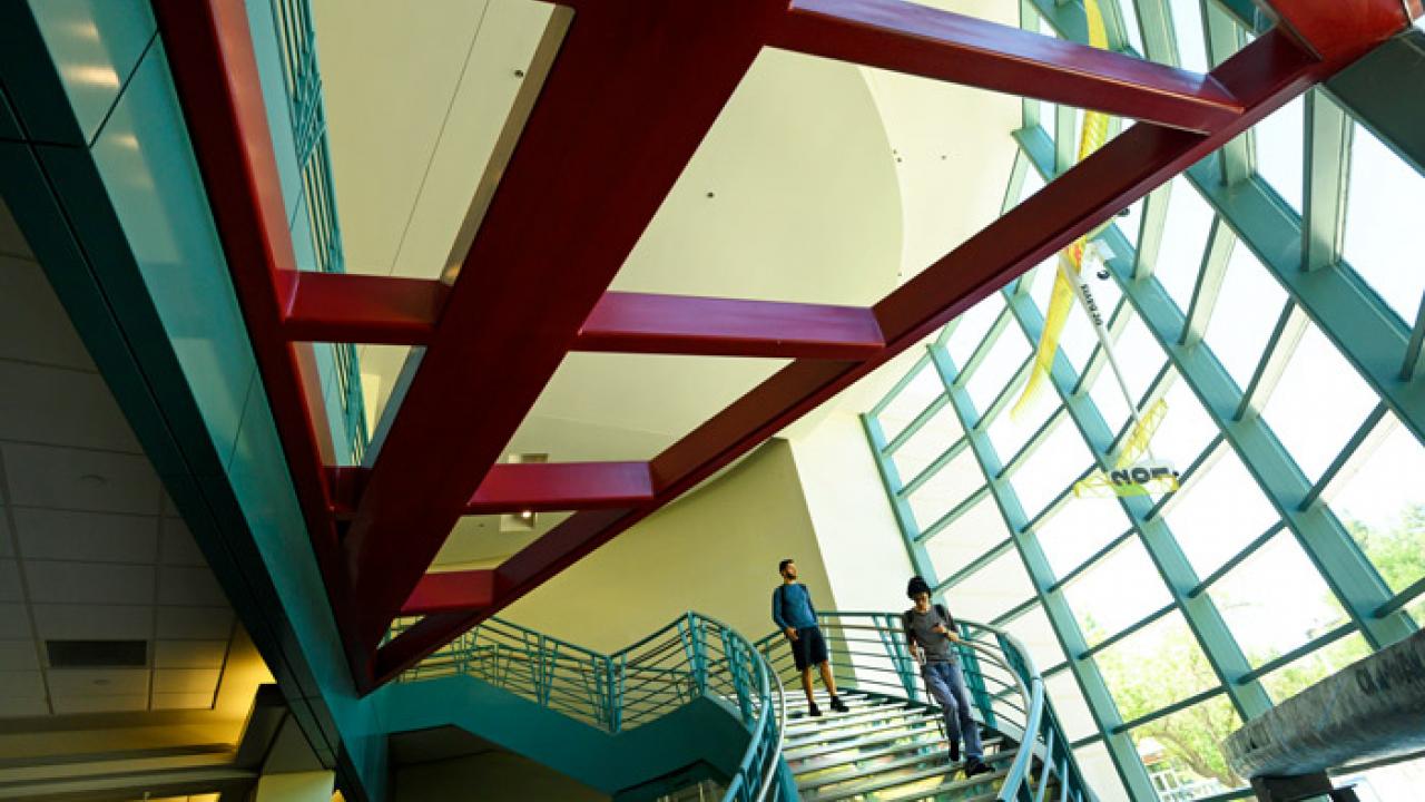 unique perspective inside Kemper Hall