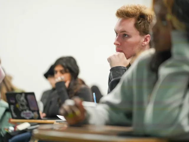 students listening to a lecture