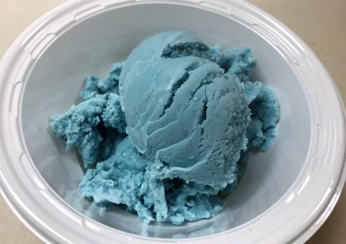 Blue ice cream