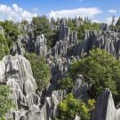 Stone forest national park in Yunnan province