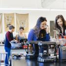 Students in UC Davis coffee class