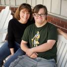 Beth Foraker with her son Patrick