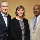 Left to right: George Keiffer, Debra Stegura and Gary May