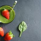 Strawberry spinach smoothie