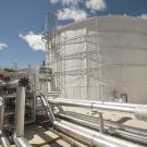 The anaerobic digester at UC Davis