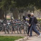 Bicycle parking area