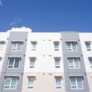 An exterior view of Orchard Park Redevelopment Project