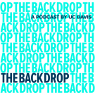 The words "The Backdrop" written in a repeating pattern.