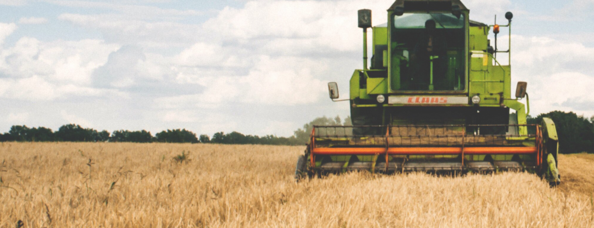 tractor in field