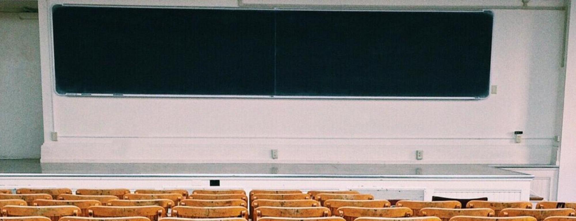 empty classroom