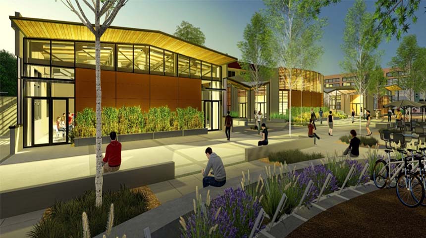 A rendering of theWalker hall Renewal