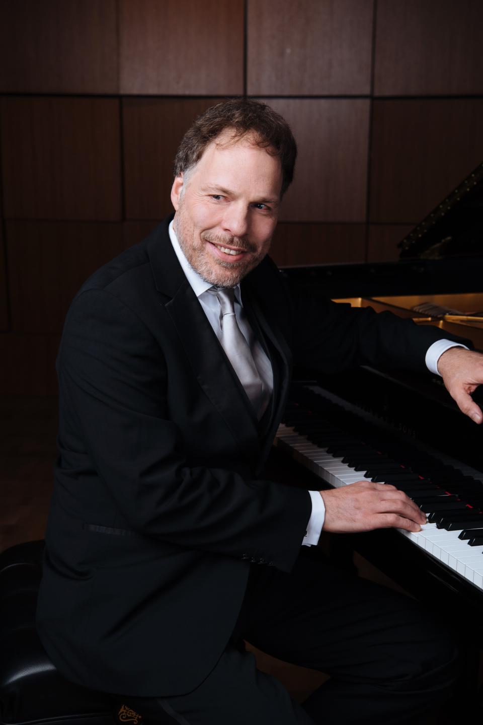 Alon Goldstein sitting at the piano.