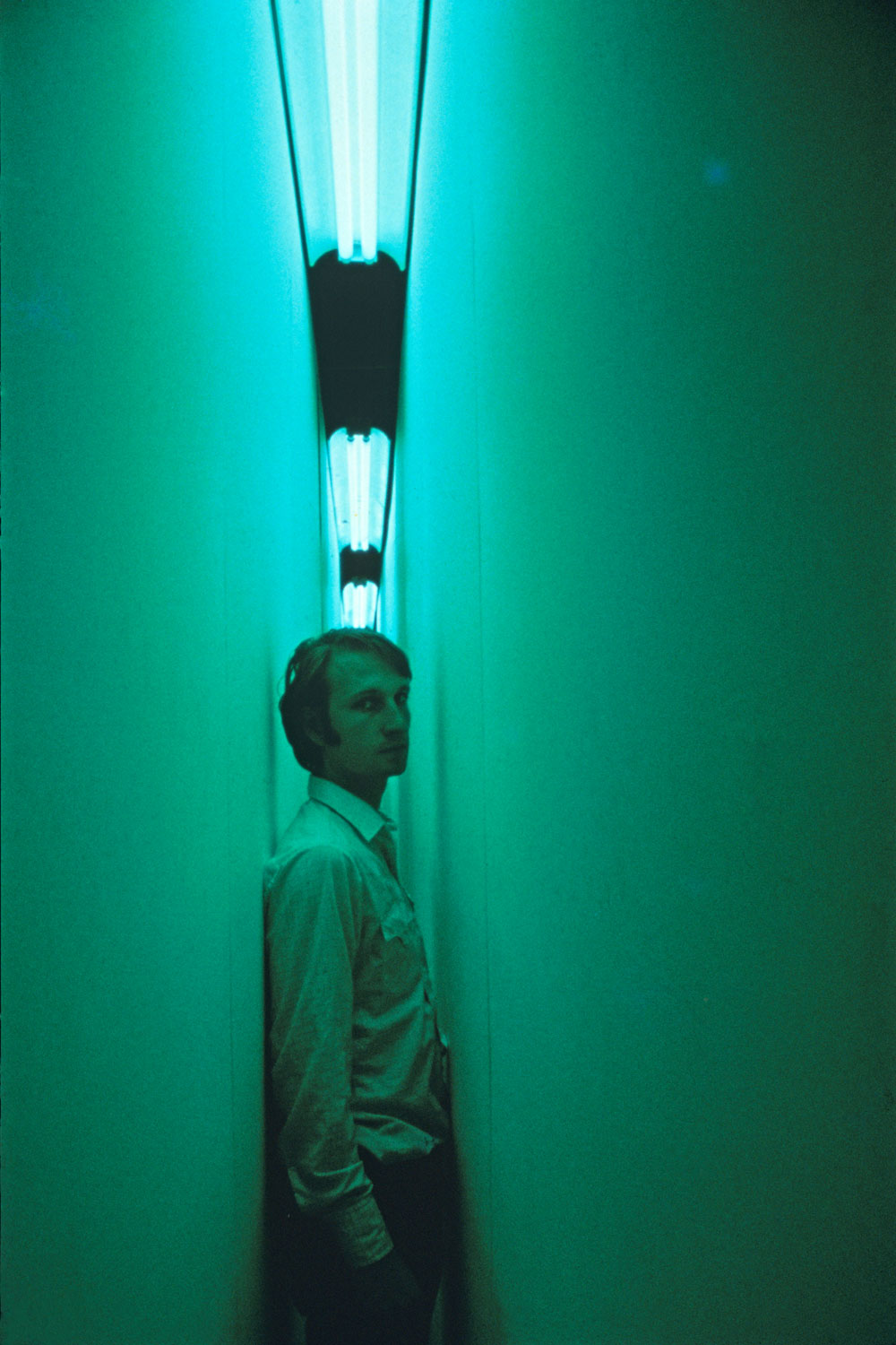 Bruce Nauman's Blue and Yellow Corridor