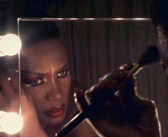 A photo of Grace Jones.