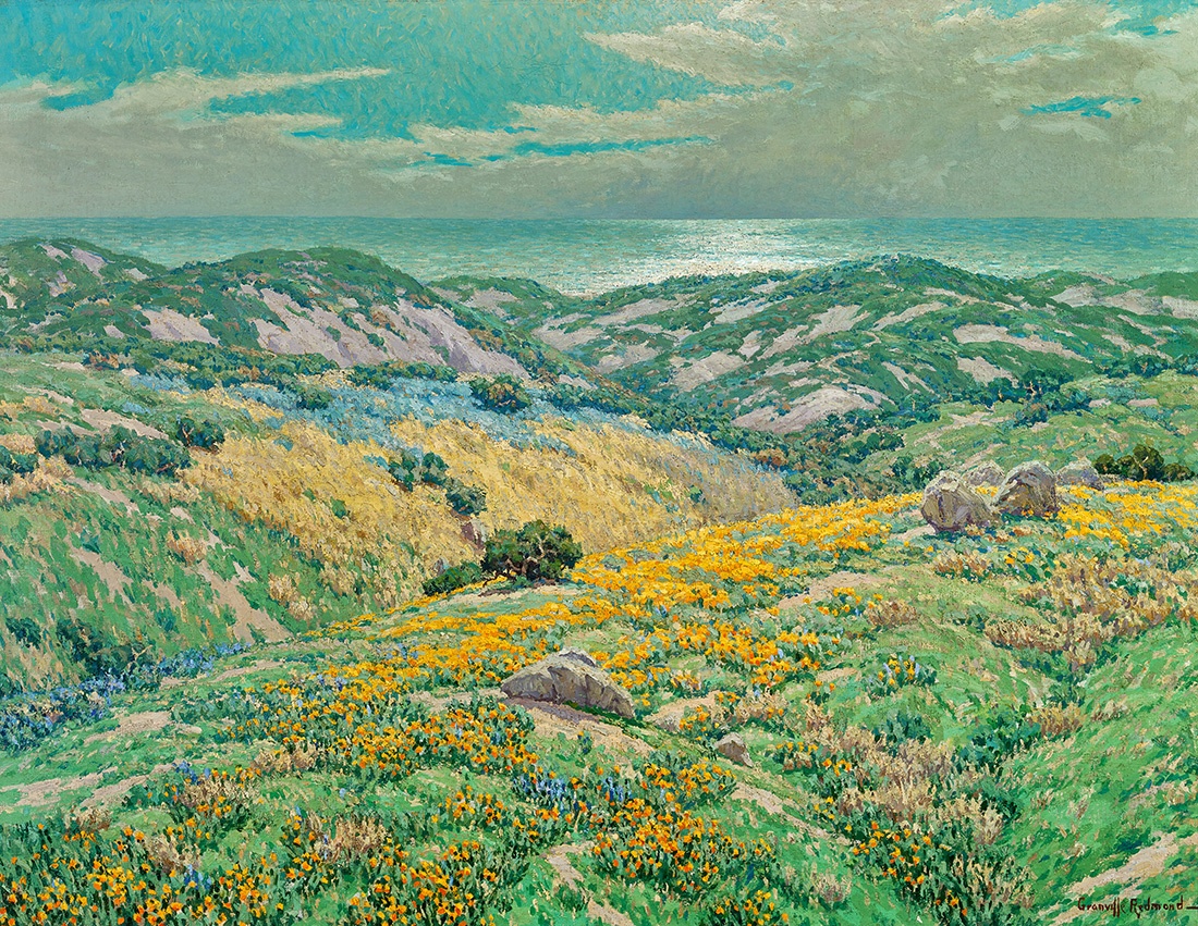 Sand Dunes painting, Crocker Art Museum