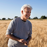 guy in wheat field