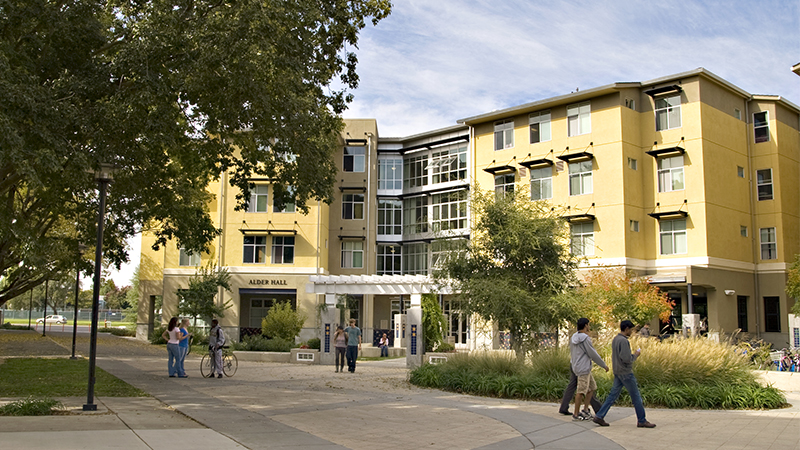 Exterior photo of Alder Hall