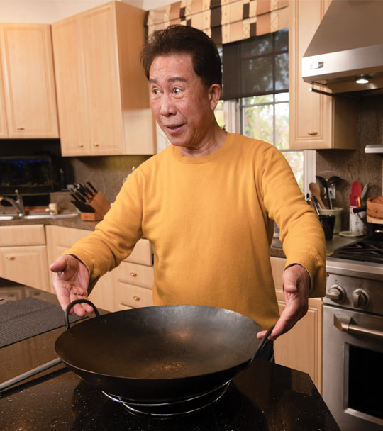 Martin Yan and his first wok