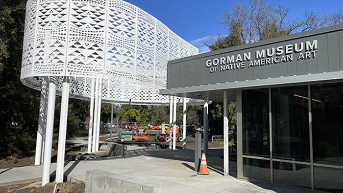 New exterior of C.N. Gorman Museum